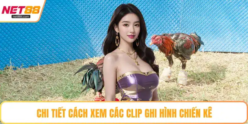 Chi tiết cách xem các clip ghi hình chiến kê